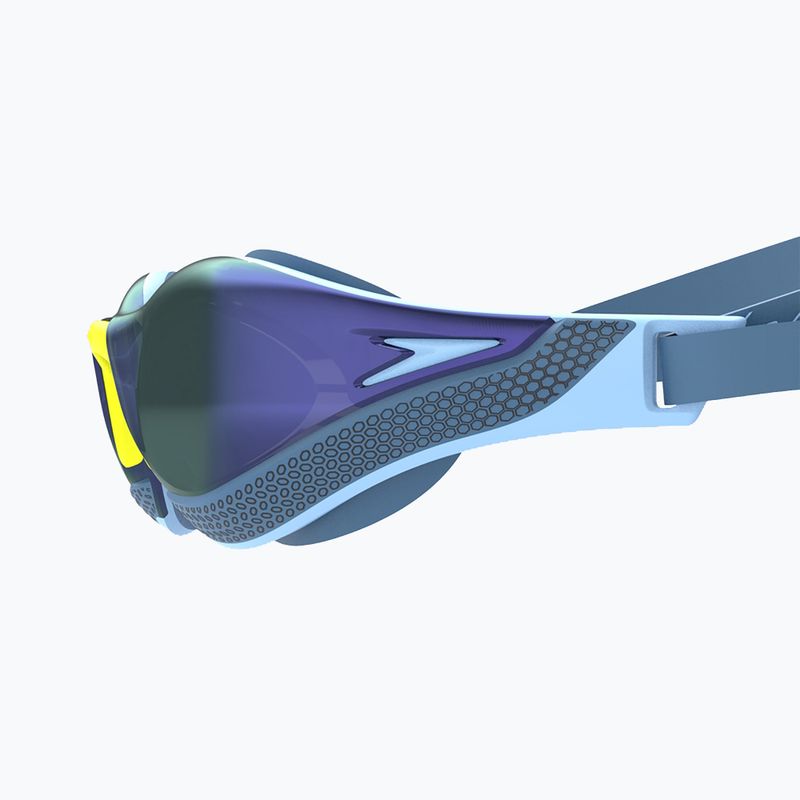 Swim goggles Speedo Fastskin Pure Focus Mirror sugar blue / smoke / iris mirror 3