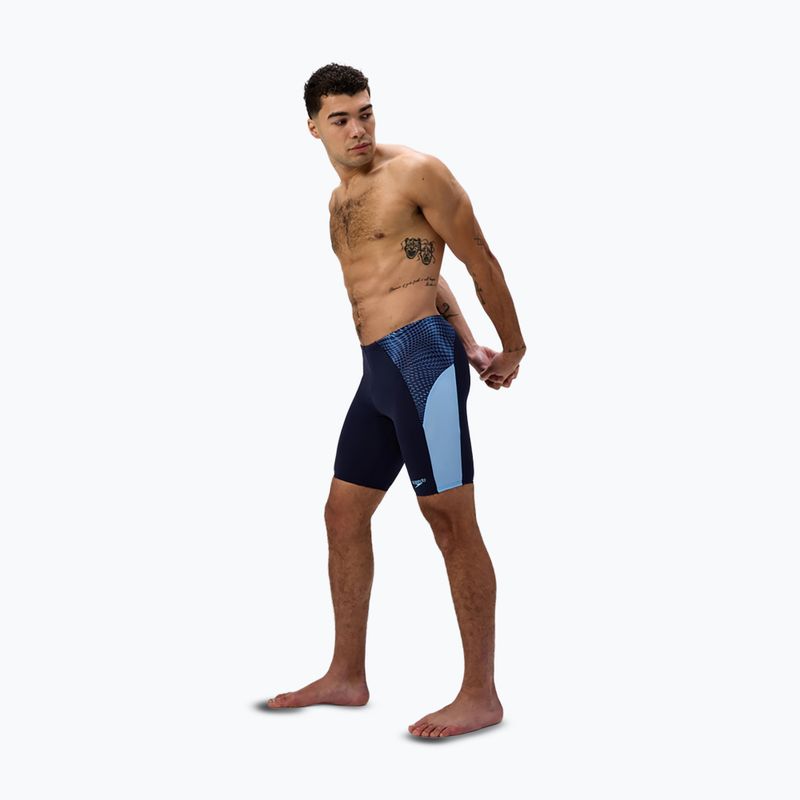Men's swim jammers Speedo Endurance+ MAX Splice Jammer navy/sugar blue 2