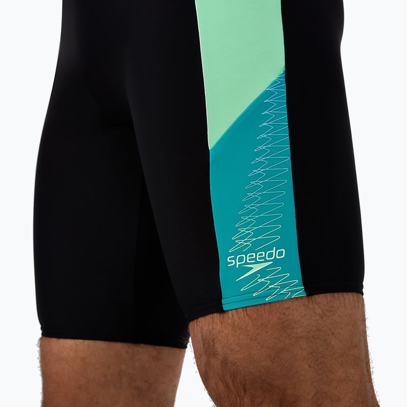 Men's swim jammers Speedo Dive Jammer black/turquoise gem 5