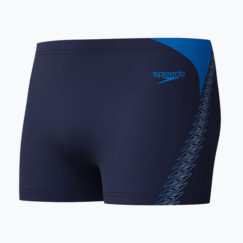 Men's swim boxers Speedo Hyper Boom Splice true peacoat/lagoon blue 3