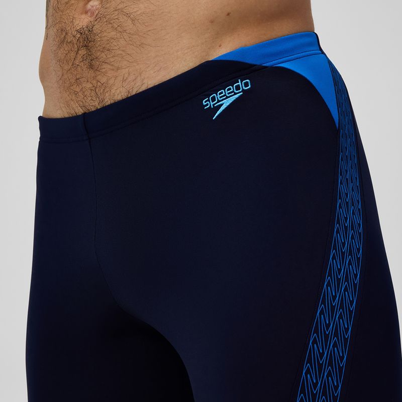 Men's swim jammers Speedo Hyper Boom Splice peacoat/lagoon blue 5