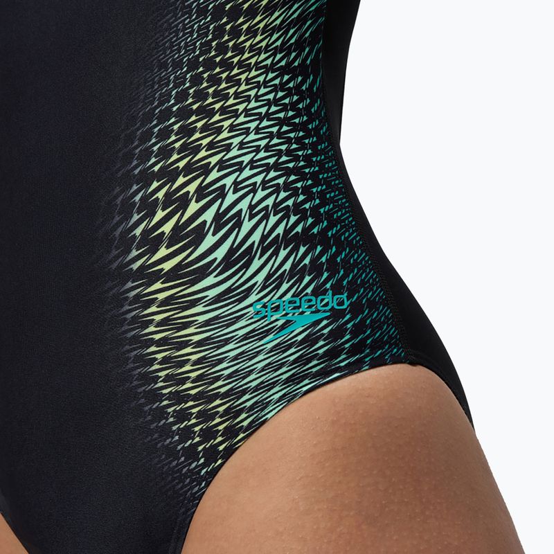 Women's one-piece swimsuit Speedo Digital Printed Medalist turquoise gem 6