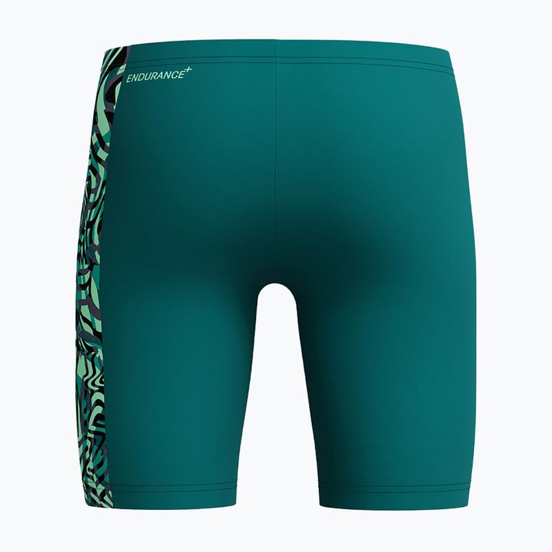Children's swim jammers Speedo Digital Panel Jammer deep emerald 2