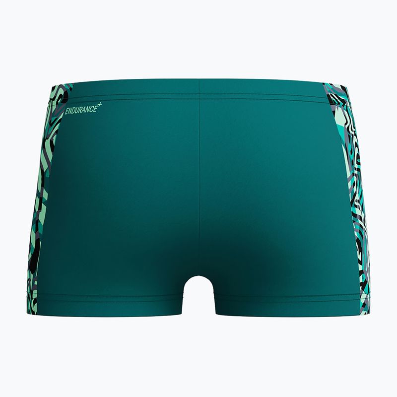Children's swim boxers Speedo Digital Panel Aquashort deep emerald 2