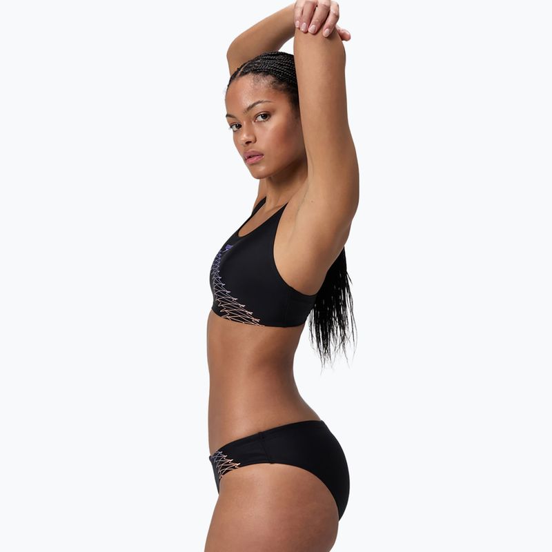 Women's two-piece swimsuit Speedo Placement 2pc set bright peach 4