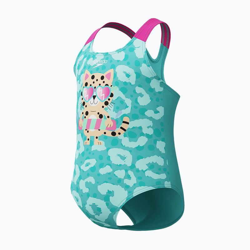 Children's one-piece swimsuit Speedo Digital Printed arctic glass 3
