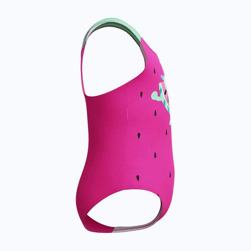 Children's one-piece swimsuit Speedo Digital Printed neon bubblegum 4
