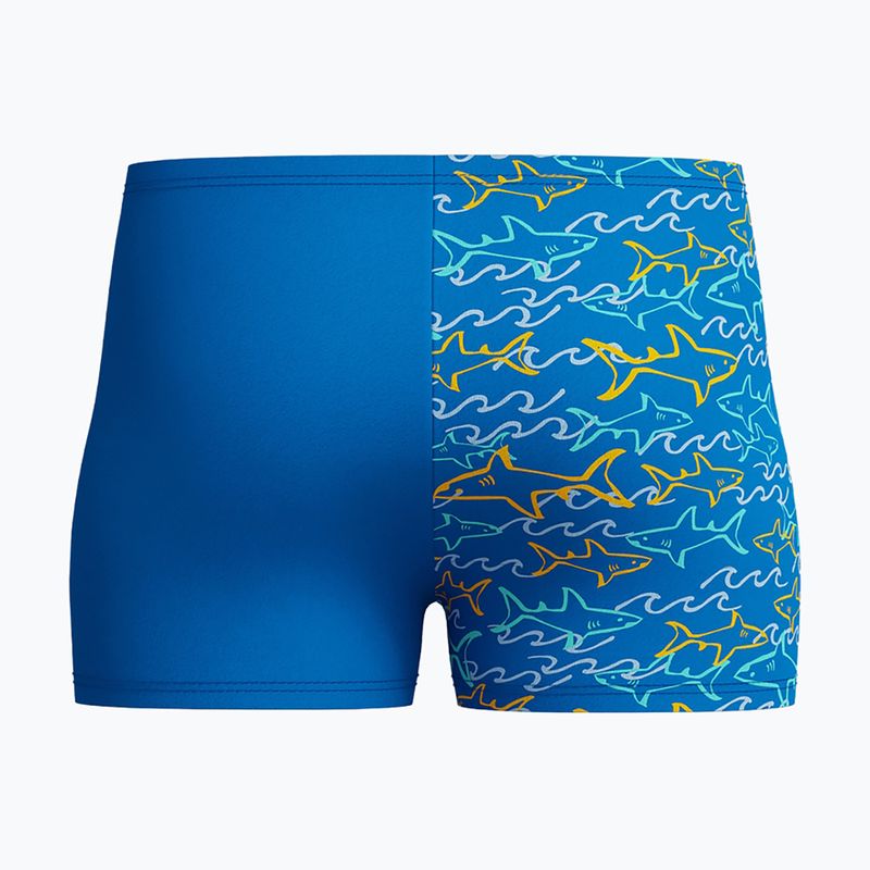 Children's swim boxers Speedo Digital Allover Aquashort lagoon blue 2