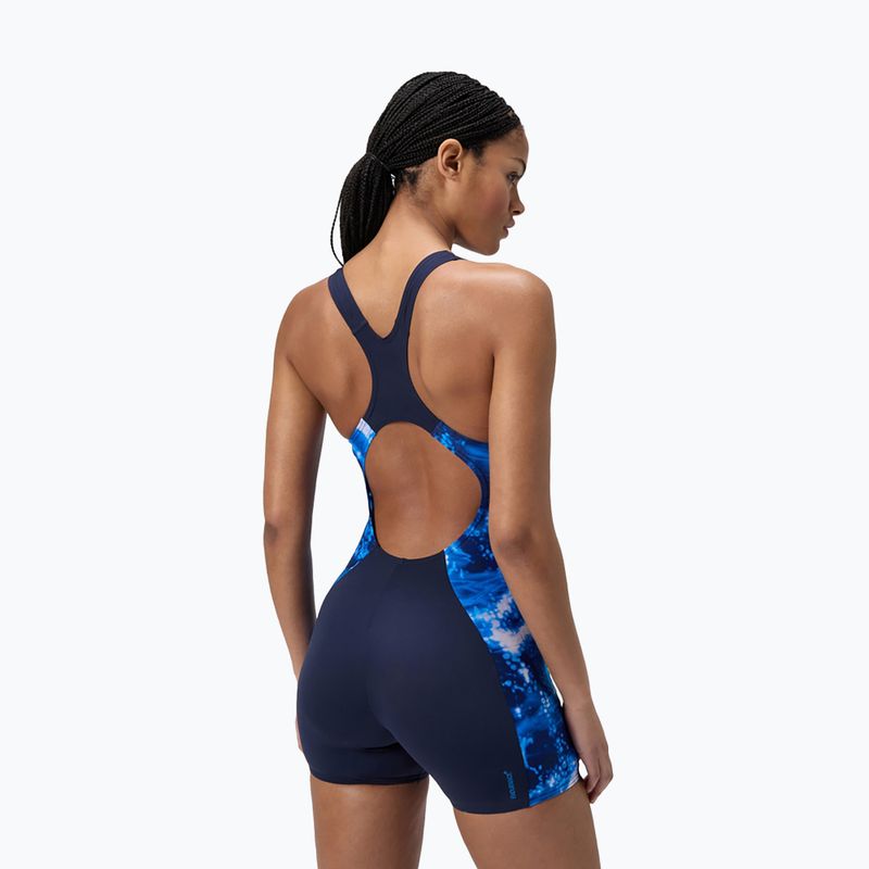 One-piece swimsuit Speedo Digital Printed Legsuit peacoat 3