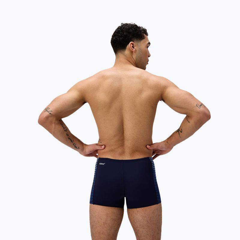 Men's swim boxers Speedo Endurance+ Tech Panel Aquashort navy/sugar blue 3