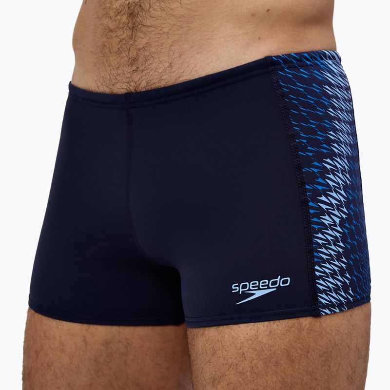 Men's swim boxers Speedo Endurance+ Tech Panel Aquashort navy/sugar blue 5