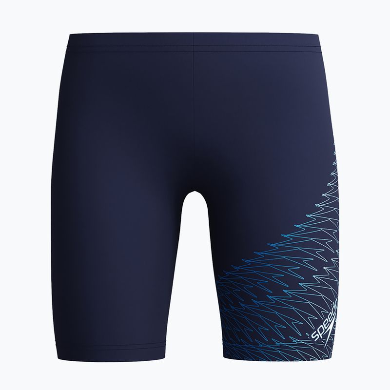 Children's swim jammers Speedo Medley Logo peacoat/sugar blue