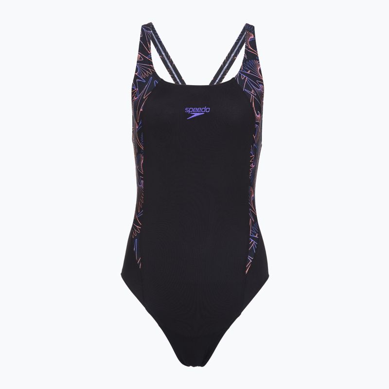 Women's one-piece swimsuit Speedo HyperBoom Splice Muscleback bright peach