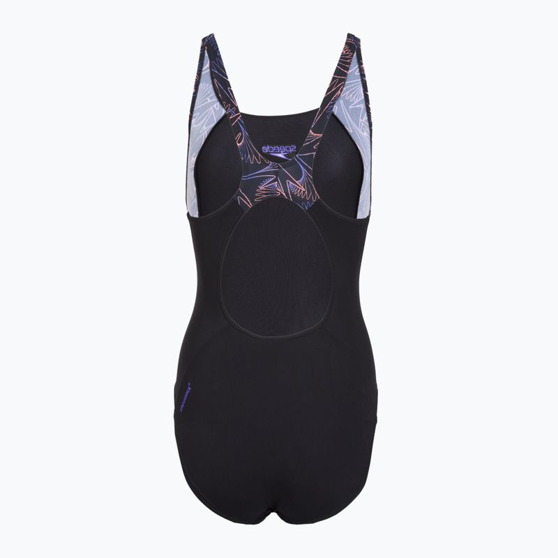 Women's one-piece swimsuit Speedo HyperBoom Splice Muscleback bright peach 2