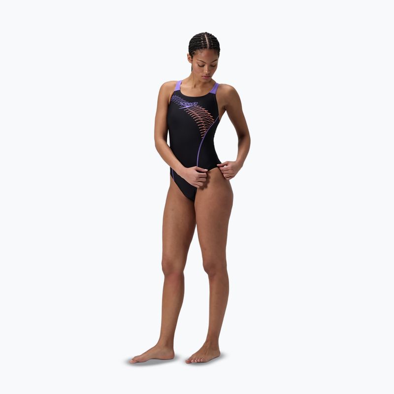 One-piece swimsuit Speedo Medley Logo Medalist bright peach 2