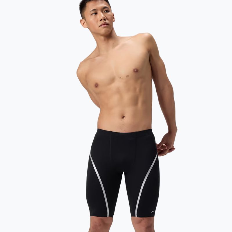 Men's swim jammers Speedo Movement Jammer black/silver