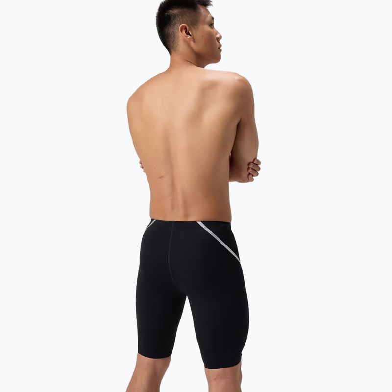 Men's swim jammers Speedo Movement Jammer black/silver 3