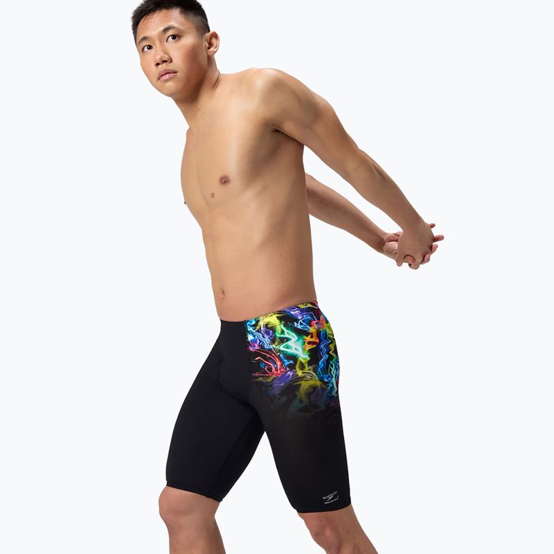Men's swim jammers Speedo Placement Printed static volta/black 4