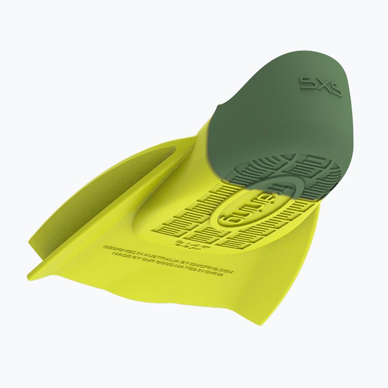 Swim fins Speedo DMC Original hyper yellow/olive 4