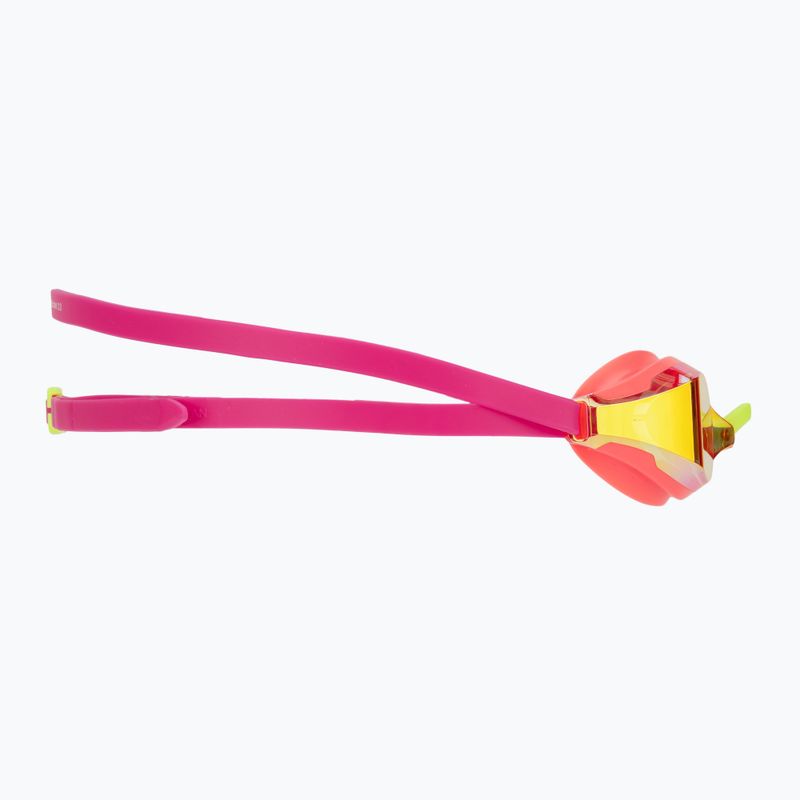 Swim goggles Speedo Fastskin Speedsocket 2 Mirror neon melon/vermillion/gold mirror 3