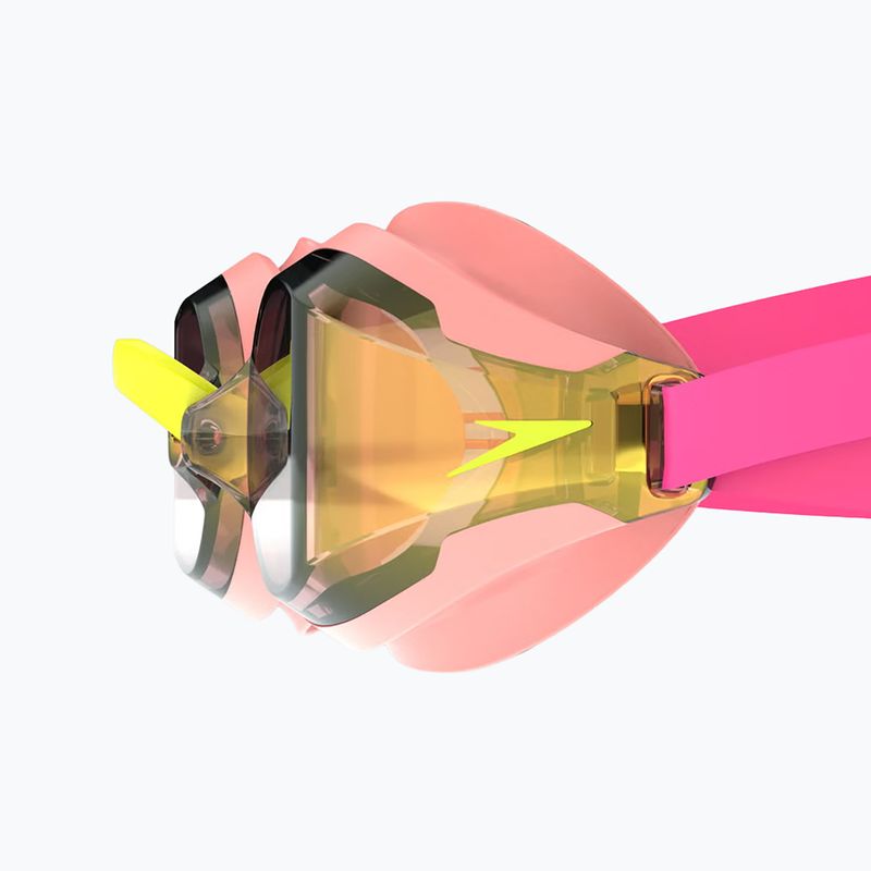 Swim goggles Speedo Fastskin Speedsocket 2 Mirror neon melon/vermillion/gold mirror 3