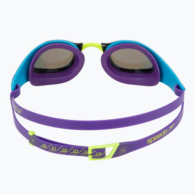 Swim goggles Speedo Fastskin Pure Focus Mirror mayan blue/cobalt/tropical horizon 4