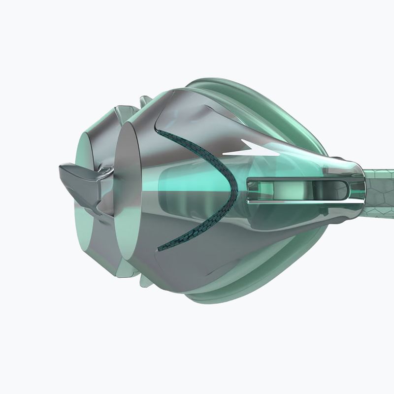 Swim goggles Speedo Vanquisher 3.0 Mirror Ltd storm green/grey/emerald matte mirror ltd 3