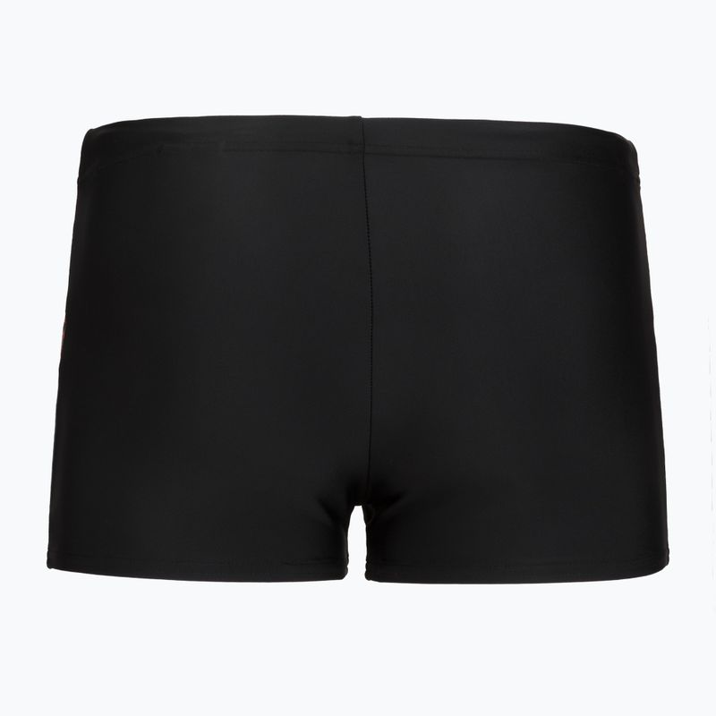 Men's swim boxer trunks Speedo Dive Aquashort Anthracite/Hrr 2