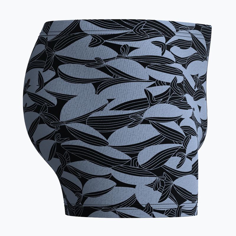Men's swim boxer trunks Speedo Print Beachstar Square Leg Anthracite/Coin Grey 8