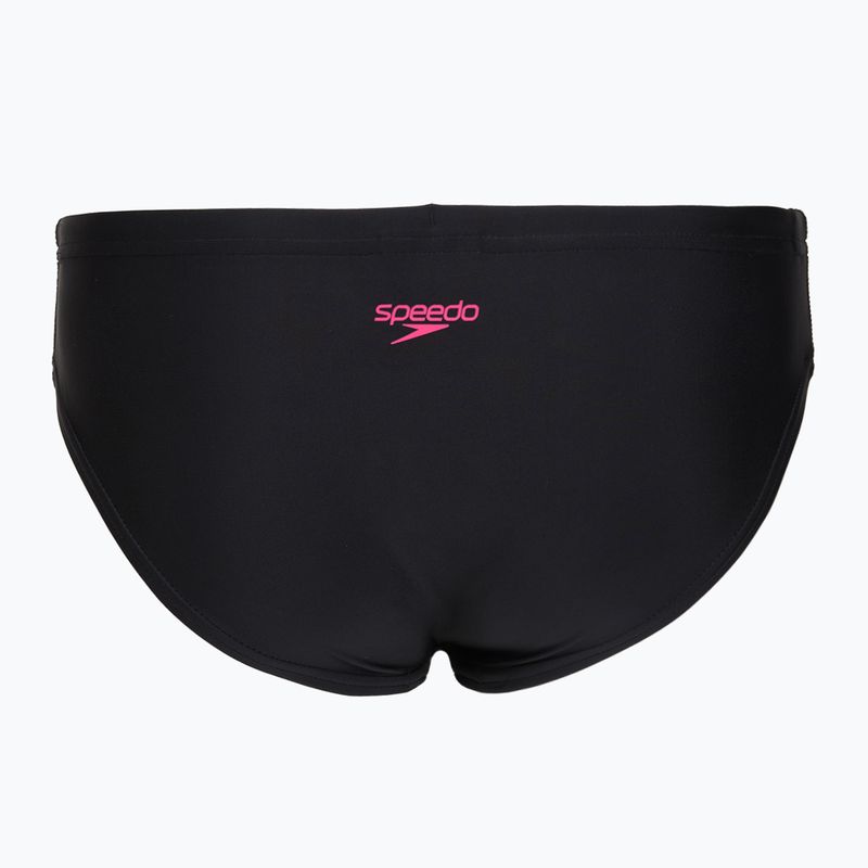 Children's two-piece swimsuit Speedo Medley Logo Racerback 2pc anthracite/pink 7