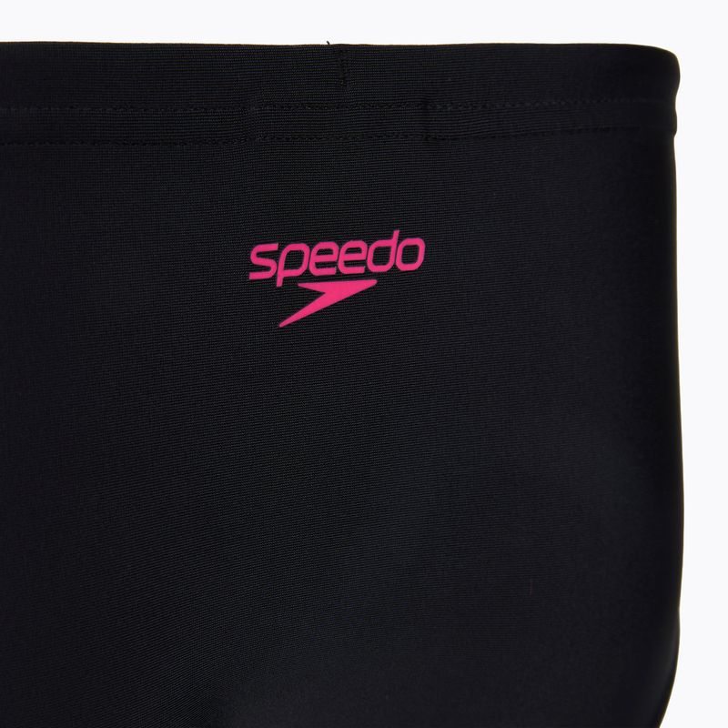 Children's two-piece swimsuit Speedo Medley Logo Racerback 2pc anthracite/pink 8