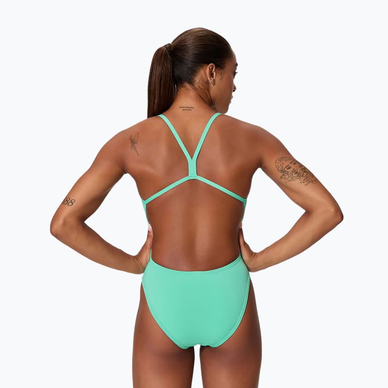 Women's one-piece swimsuit Speedo FL Solid V-Back 2.0 aqua breeze 2