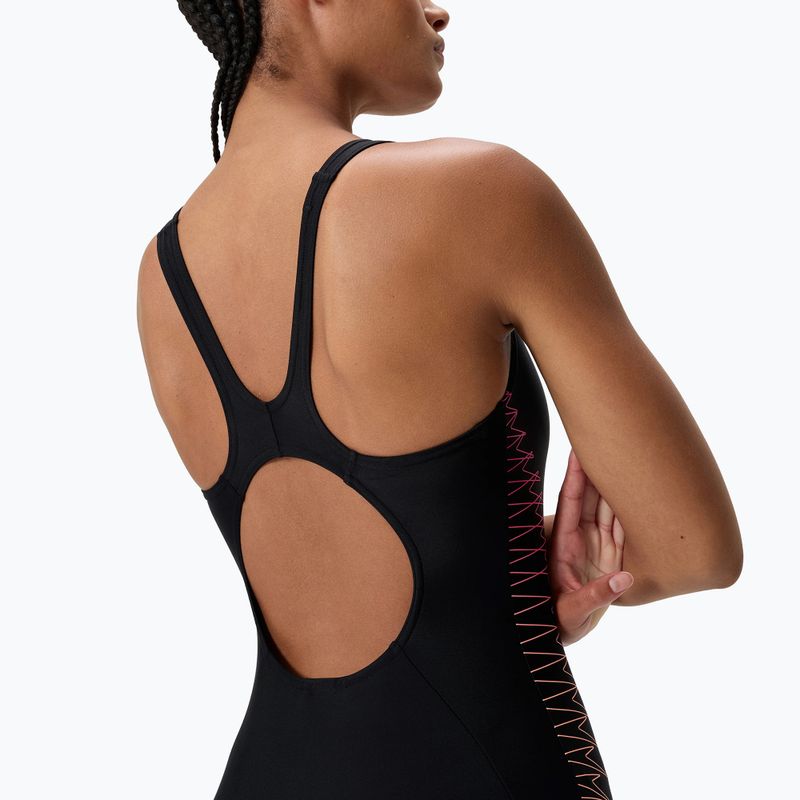 Ladies' one-piece swimsuit Speedo Placement Muscleback anthracite/clover 5