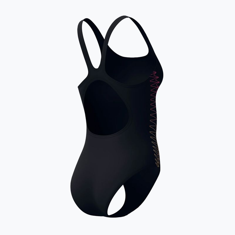 Ladies' one-piece swimsuit Speedo Placement Muscleback anthracite/clover 8