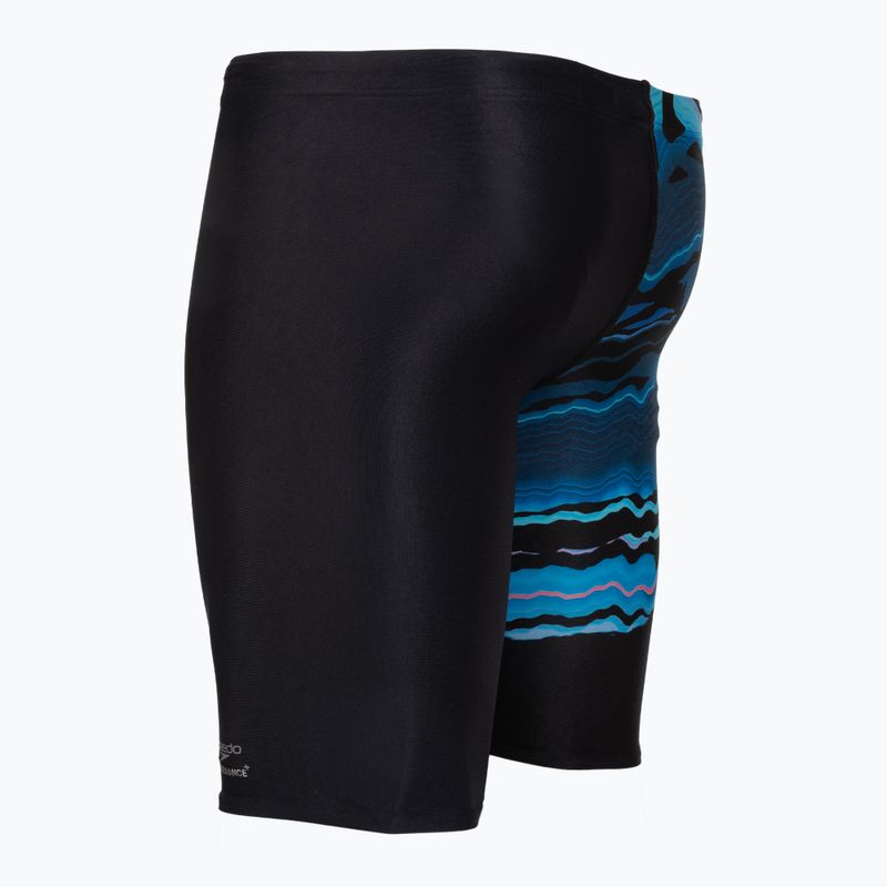 Men's swim jammers Speedo Placement Aquashort canyon ombre/black 3