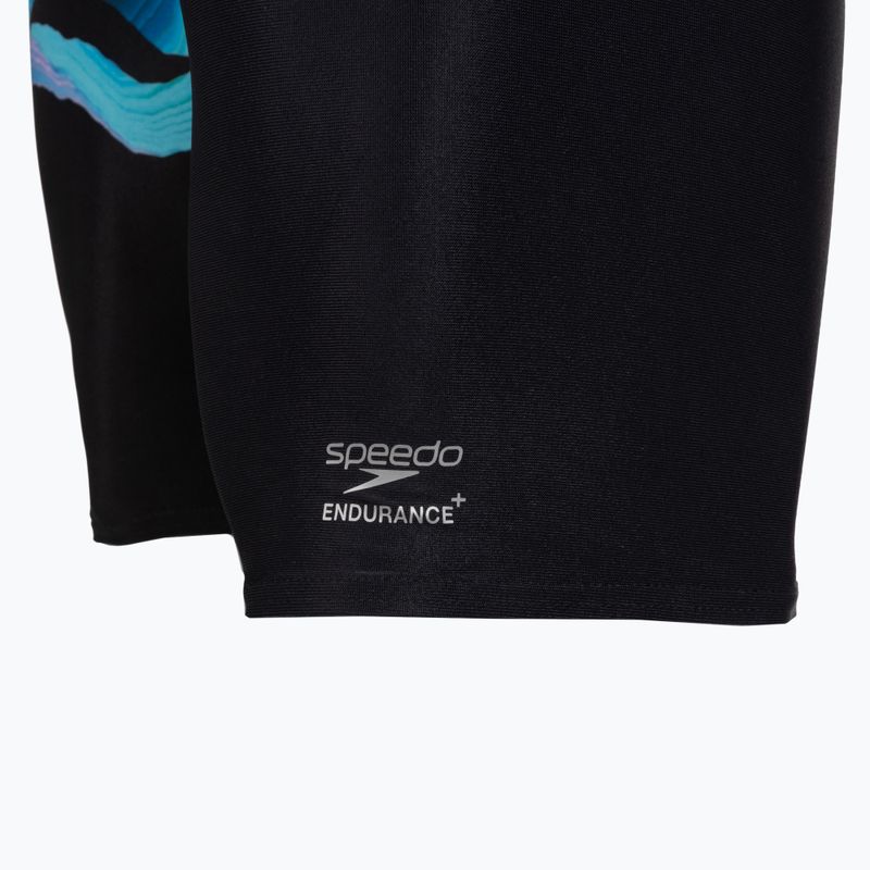 Men's swim jammers Speedo Placement Aquashort canyon ombre/black 4