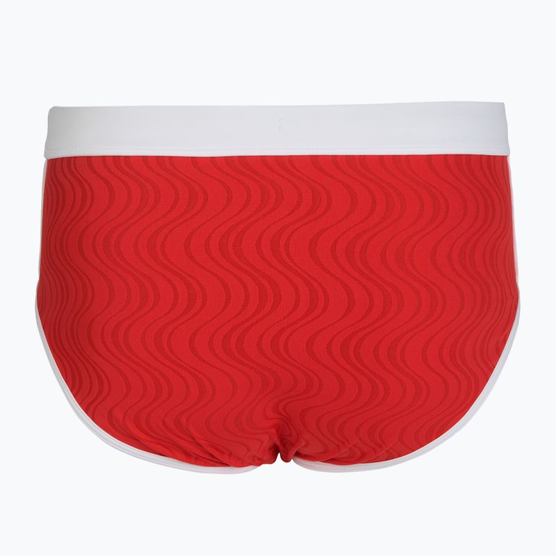 Men's swim briefs Speedo Texture Brief 3.5" high risk red 2