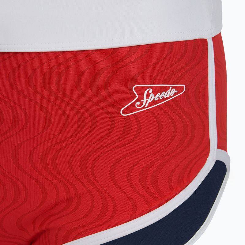 Men's swim briefs Speedo Texture Brief 3.5" high risk red 3