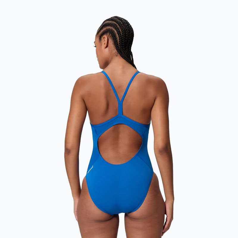 Women's one-piece swimsuit Speedo Endurance+ Logo Thin Strap turkish sea 2