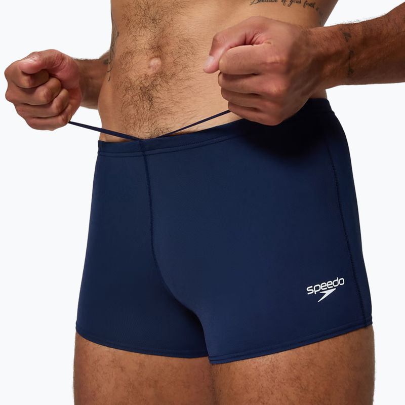 Men's swim boxers Speedo Endurance+ Logo Aquashort peacoat 4