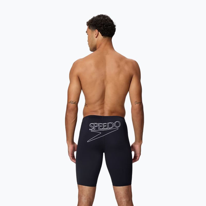 Men's swim jammers Speedo Endurance+ Logo Jammer anthracite 2