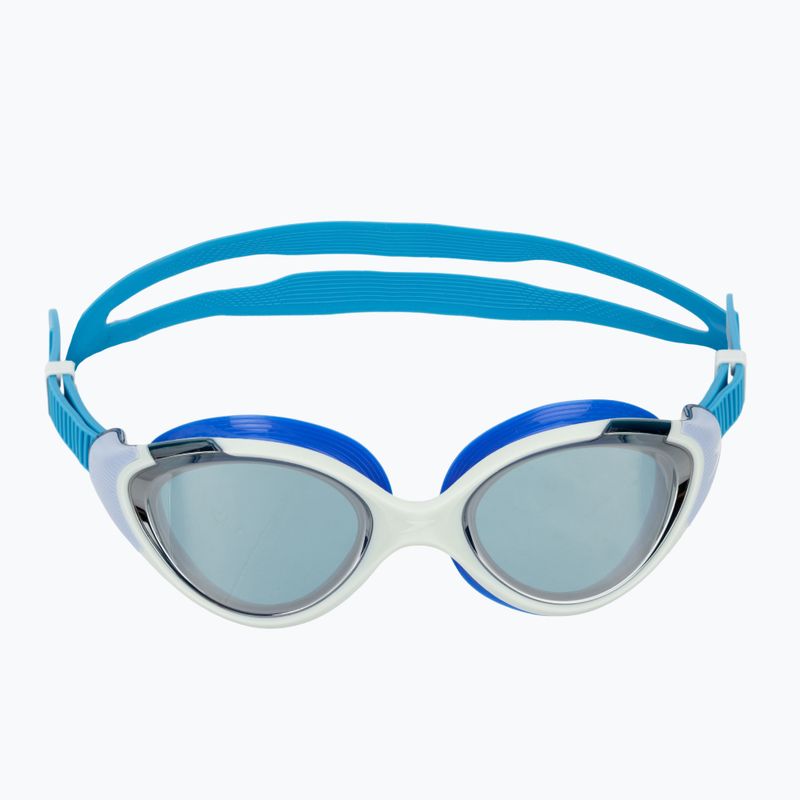 Women's swim goggles Speedo Biofuse 2.0 Mirror light honeydew/cobalt/silver mirror 2
