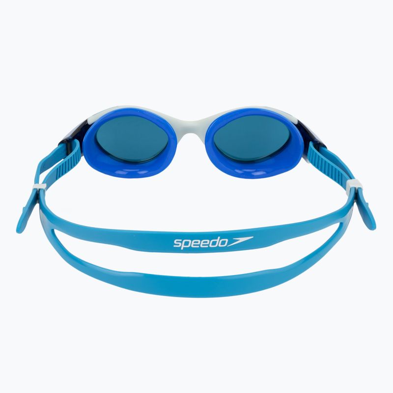 Women's swim goggles Speedo Biofuse 2.0 Mirror light honeydew/cobalt/silver mirror 4