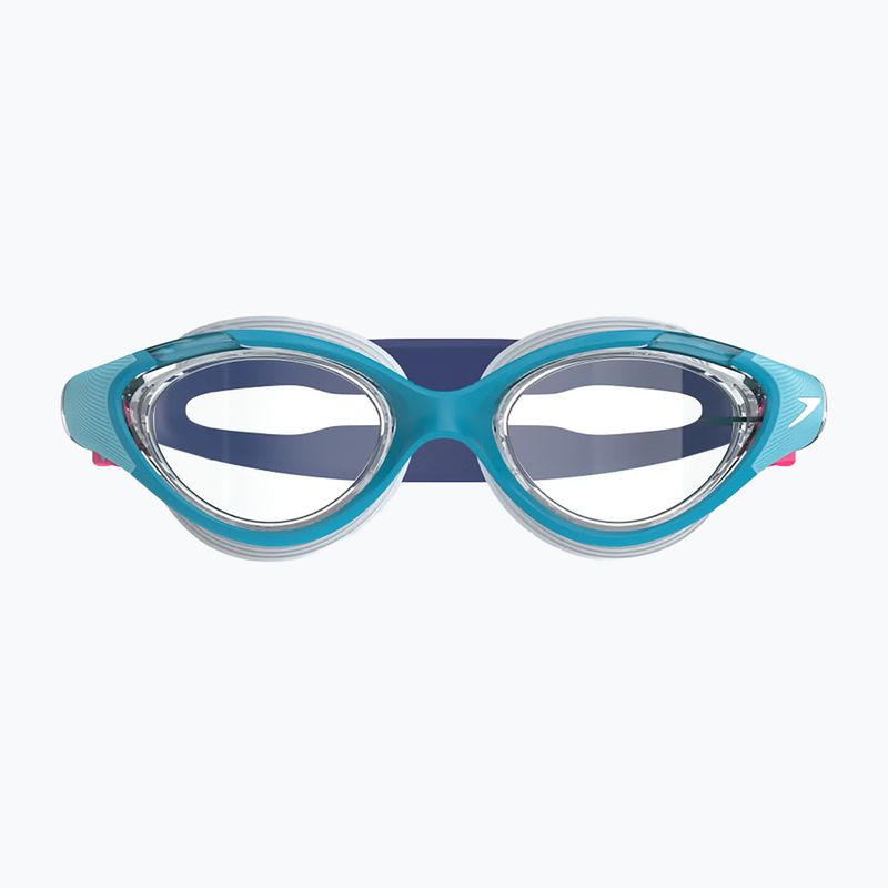 Women's swim goggles Speedo Biofuse 2.0 mayan blue/clear 2