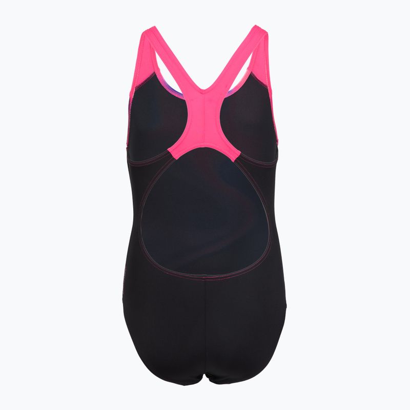 Children's one-piece swimsuit Speedo Digital Placement Splashback pink/anthracite 2