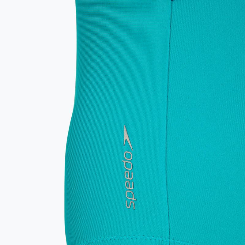 Women's one-piece swimsuit Speedo Solid Racerback peacock teal/peacoat 3