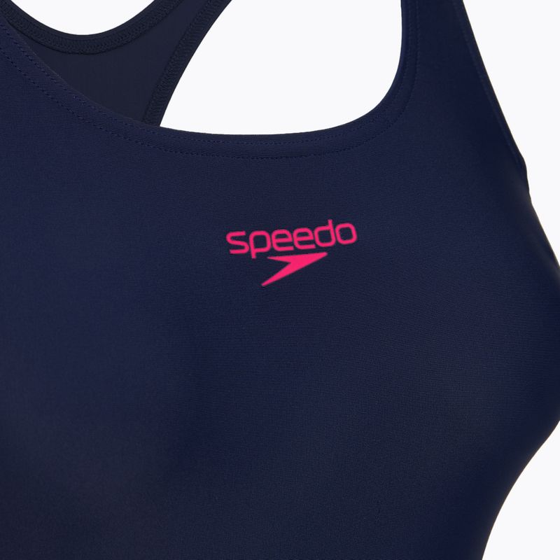 Ladies' one-piece swimsuit Speedo Colourblock Splice 2.0 peacoat/pink 5