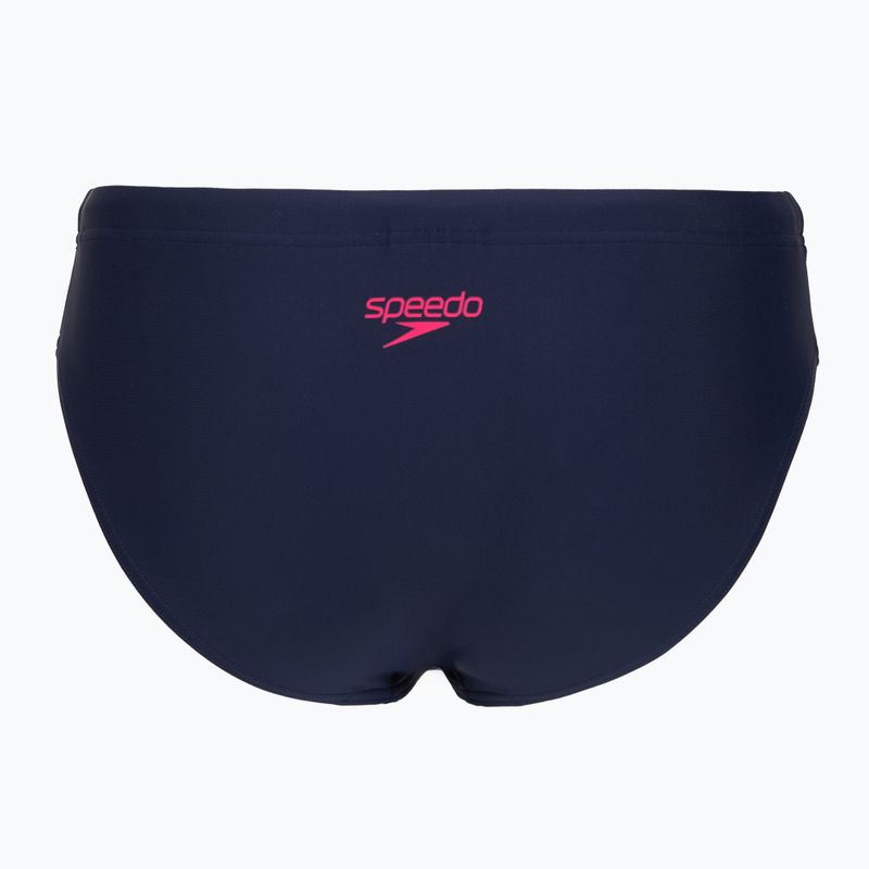 Ladies' one-piece swimsuit Speedo Colourblock Splice 2.0 peacoat/pink 7
