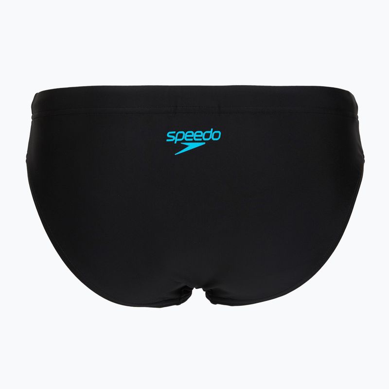 Ladies' one-piece swimsuit Speedo Colourblock Splice 2.0 anthracite/mayanblue 7