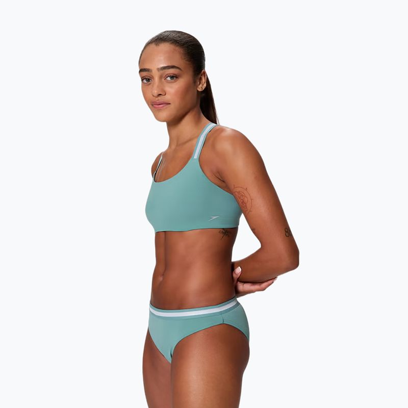 Women's two-piece swimsuitSpeedo Performance storm green 3